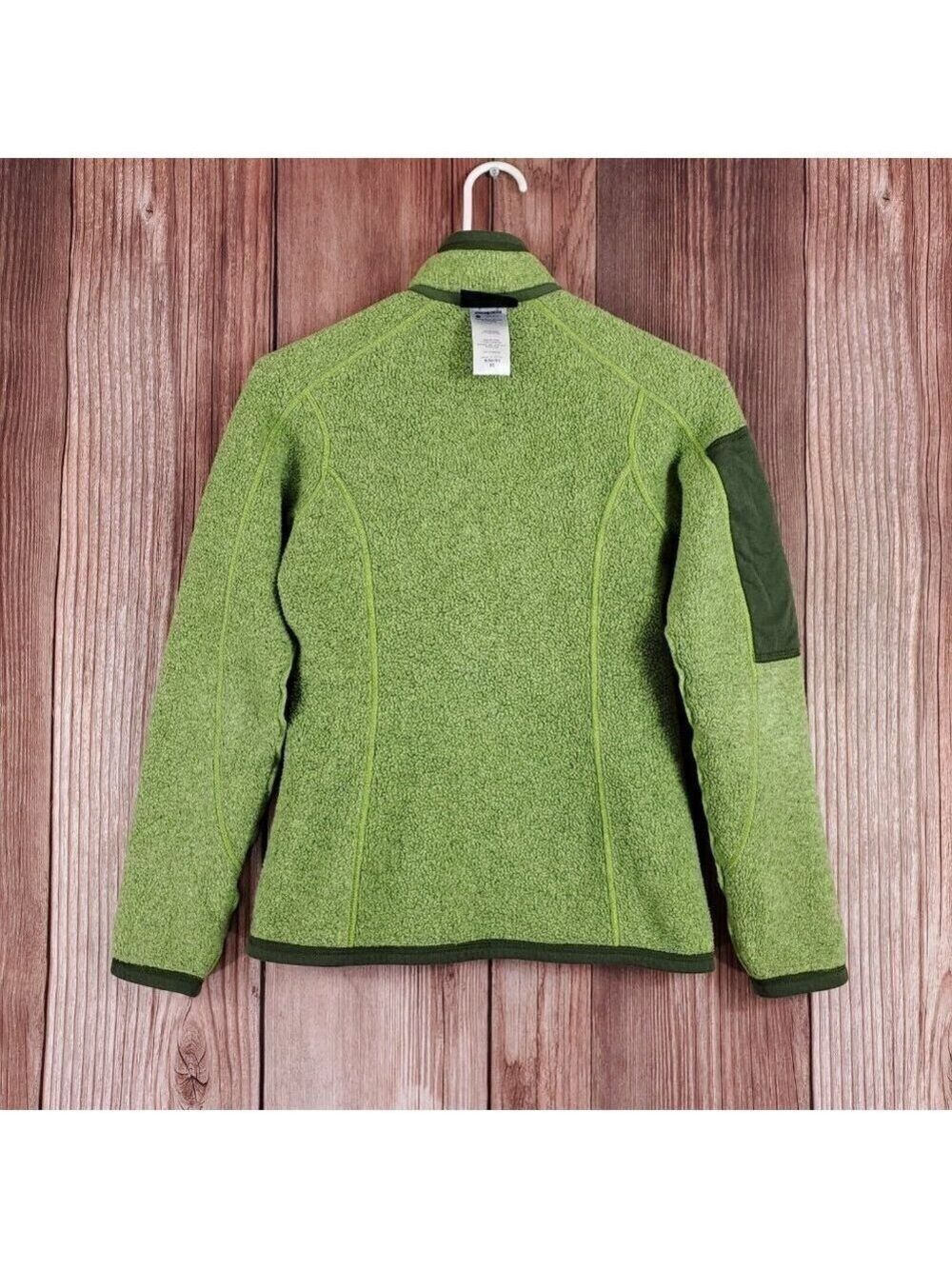 Patagonia Womens Size XS Better Sweater 1/4 Zip Pullover Green 25616 - Picture 8 of 14